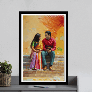 Couple Handmade Painting